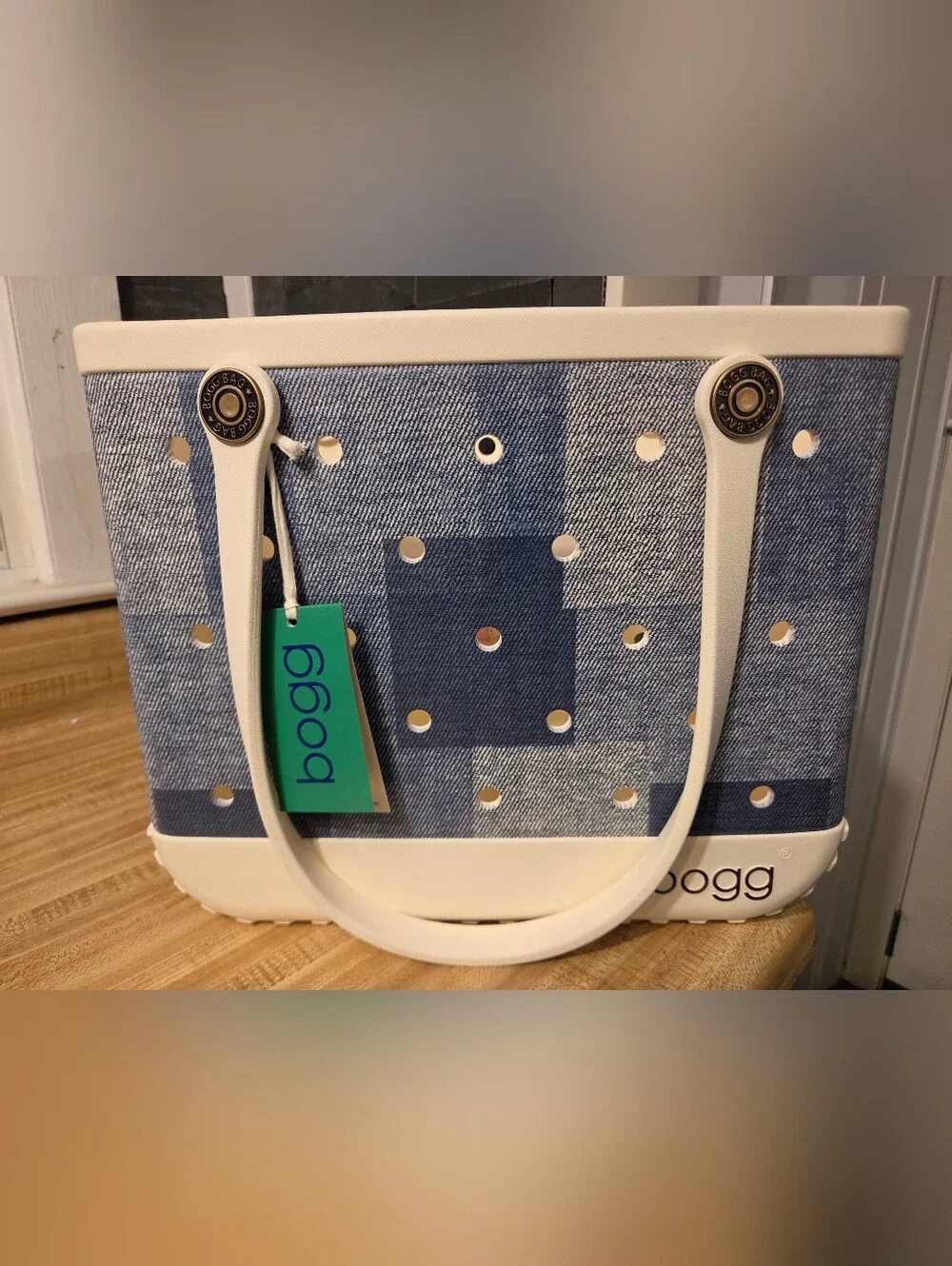 Bogg Bag NWT Limited Edition Denim Medium Size Tote